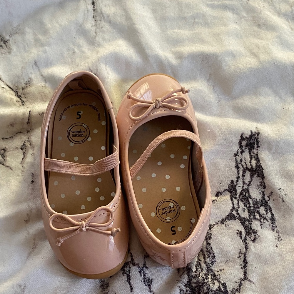 Wonder Nation Blush Ballet Flats